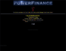 Tablet Screenshot of powerfinance.com